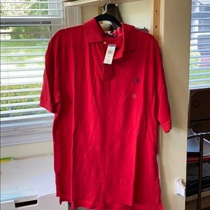NWT polo Ralph Lauren red polo large tall